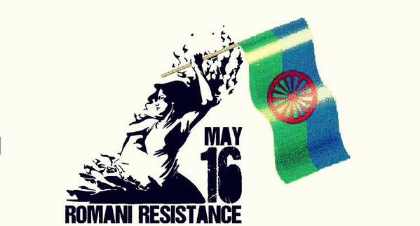 #ROMANIRESISTANCEDAY. Over 1 million Roma and Sinti were murdered in WWII, probably many more - as many didn't have official documentation. But on May 16, 1944, in the Auschwitz-Birkenau concentration camp, SS guards armed with machine guns tried to round up nearly 6,000 Roma 1/3