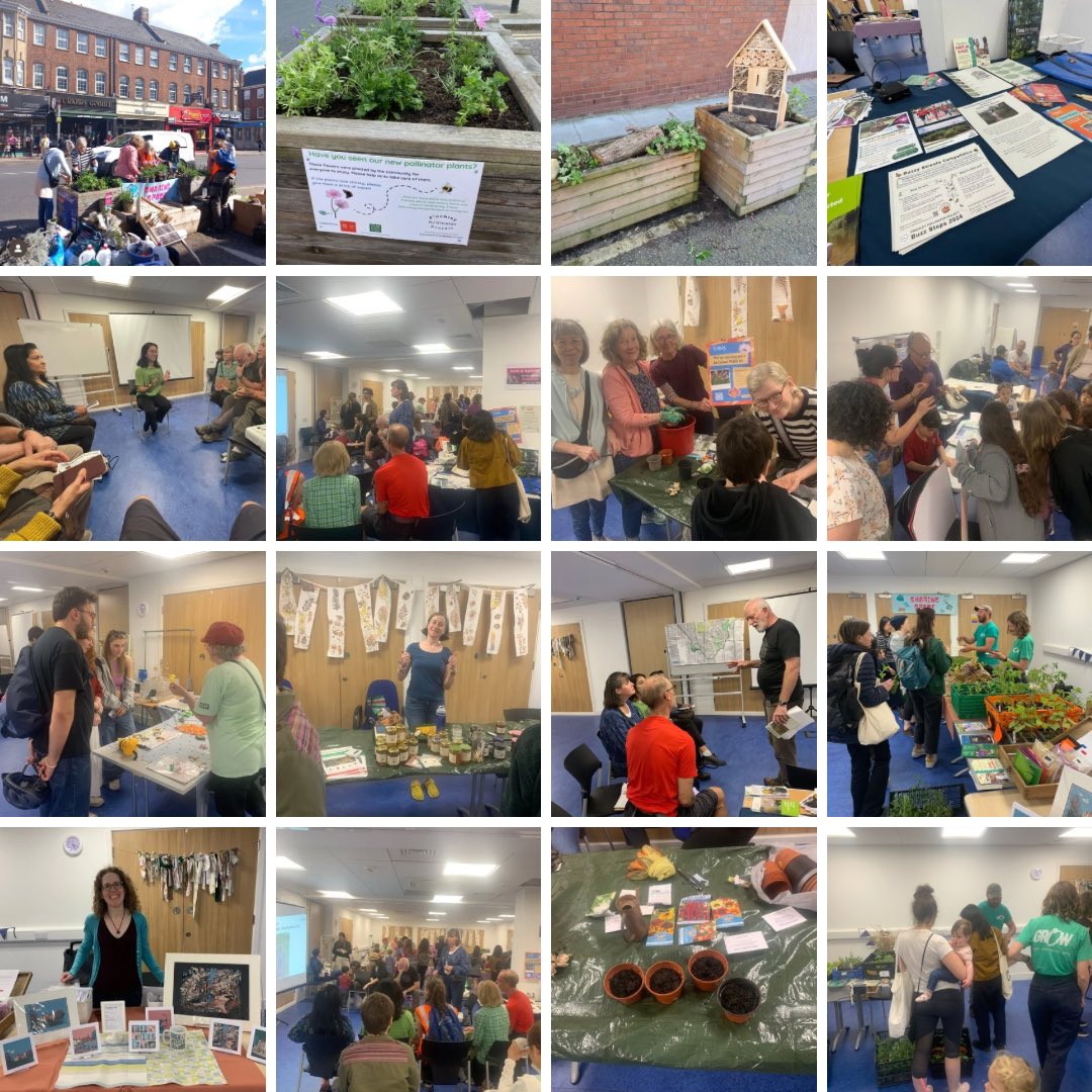 “Finchley’s Nature” Sharing Space: @wearegrow___ plant sale; @The_RHS #rhsgrowwothit Big Seed Sow; local nature art: Alison Sharpe; Paul Gilbert and Miki Shaw; Miel De Lucie honey; nature talks: @EnergyGardenLDN @FriendsofCherr1 Coppets Wood @GGBarnet & @FinchleyPollin planting