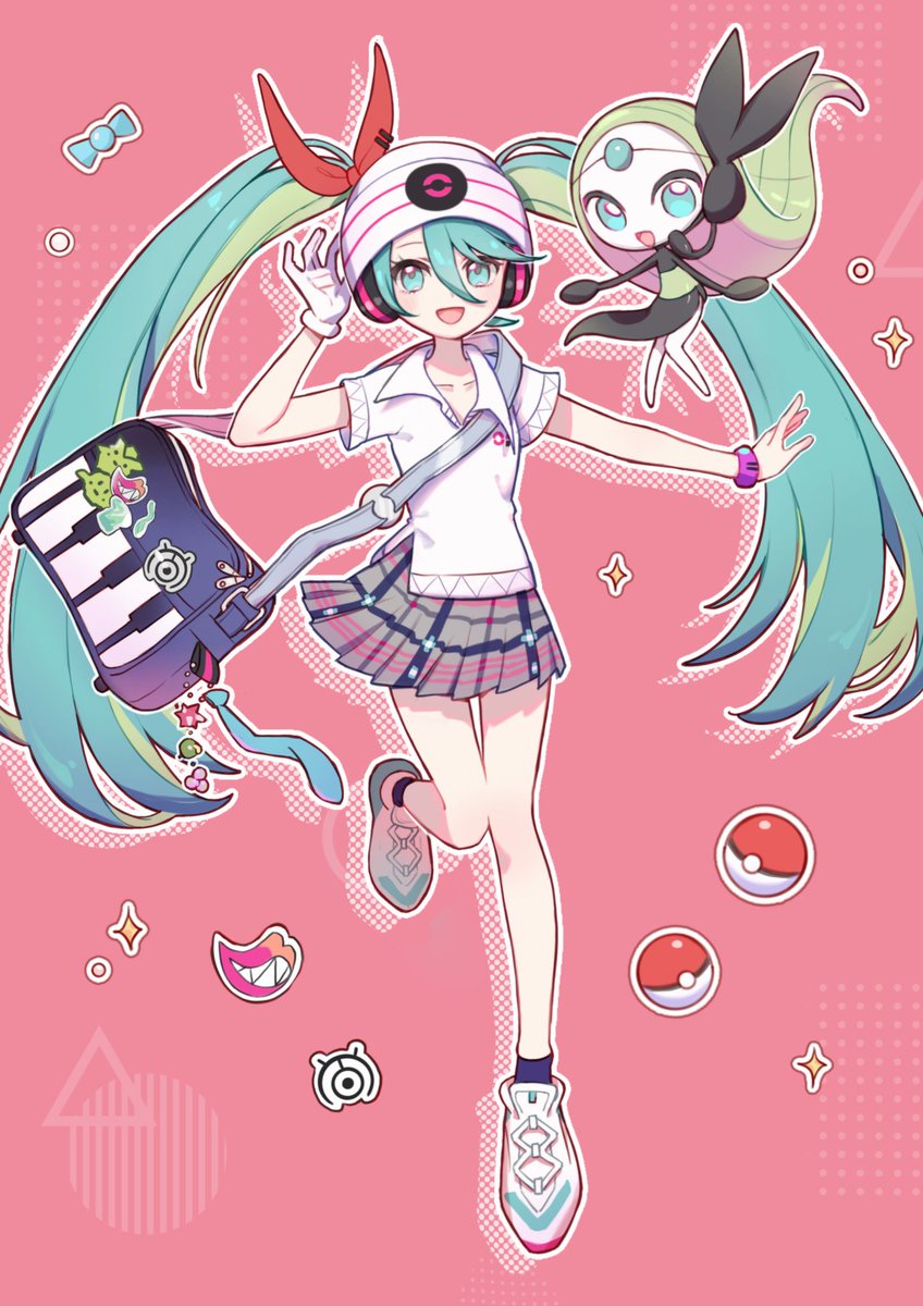 #ポケミク
#初音ミク
エスパーミクちゃん！