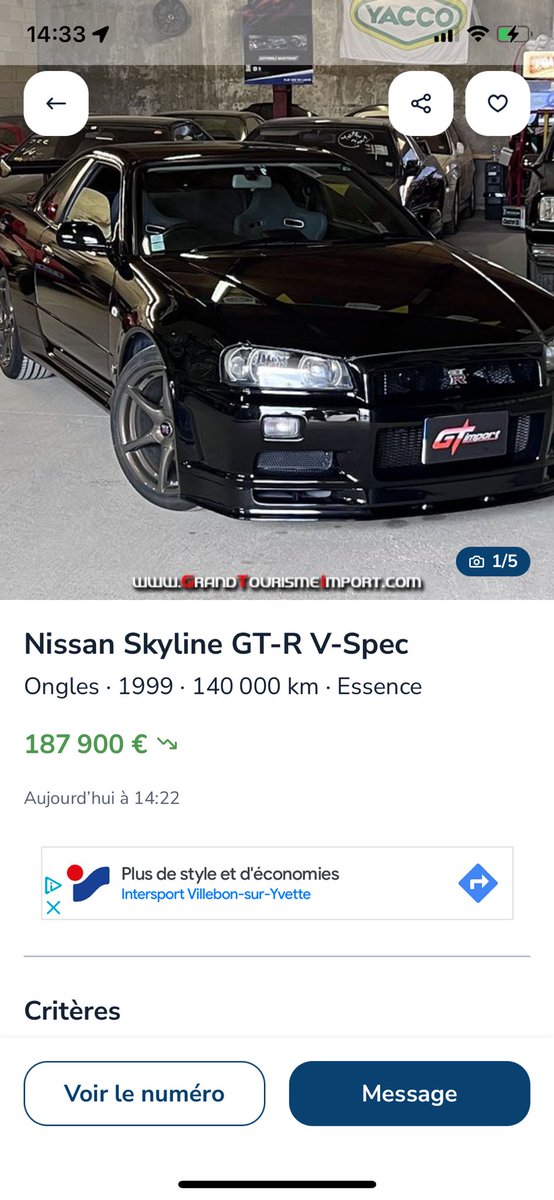 Pourquoi acheter une maison alors que je peux vivre dans ma skyline gtr