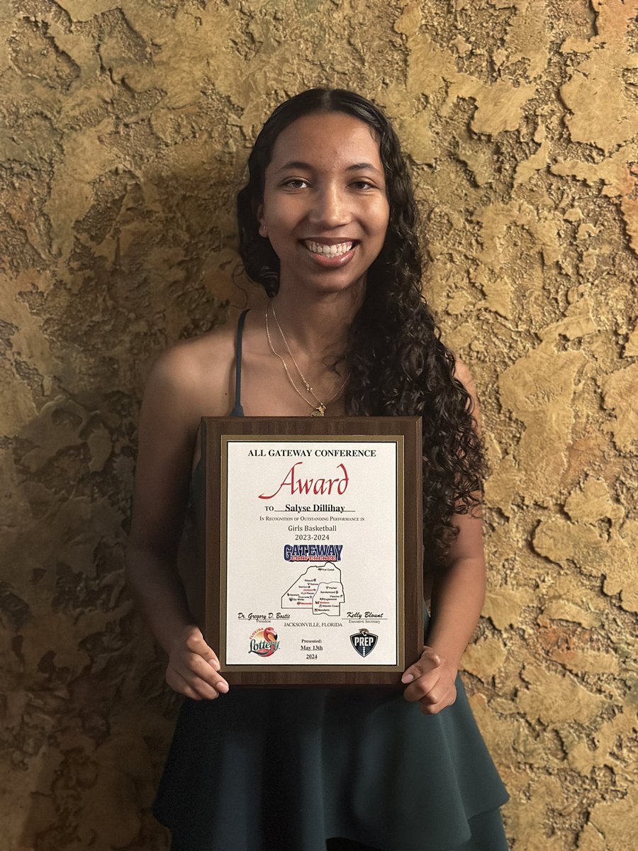 Enjoyed the All Sports Awards Ceremony at <a href="/FloridaTheatre/">The Florida Theatre</a> Grateful for all the blessings that’s come my way! All Gateway Conference Player. #GodisGood #ImNotDone