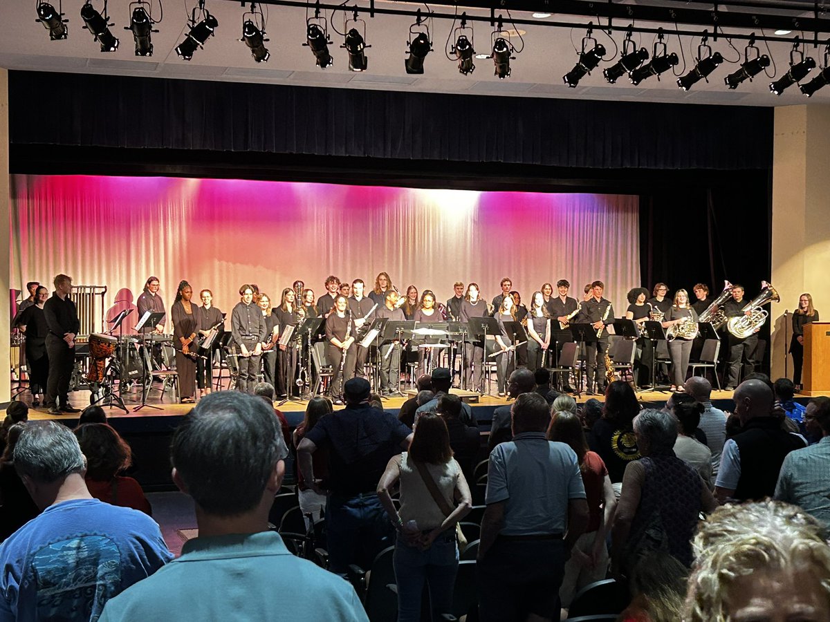 Thank you, Orange High School for a wonderful concert last night. So good to see so many former students on stage performing.
