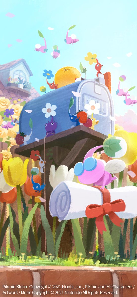amelicart's tweet image. 【WORK】「Pikmin Bloom(ピクミン ブルーム)」でこれまでに担当したロード画面イラストです。