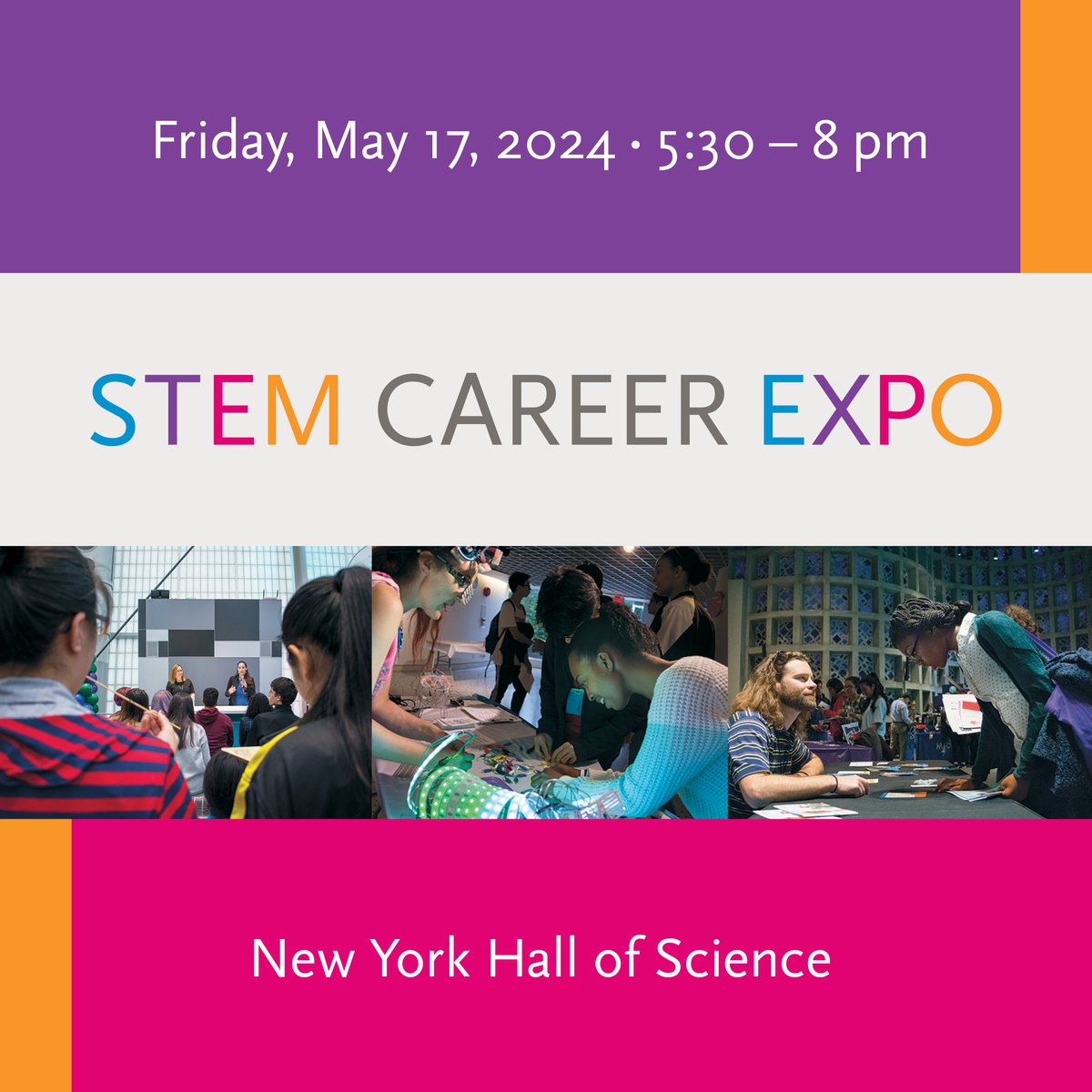 Our FREE STEM Career Expo is TOMORROW! There's still time to register: nysci.co/49jlSwW