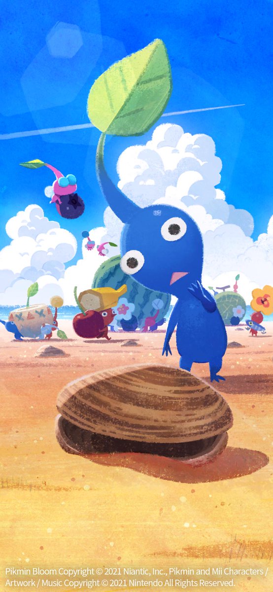 amelicart's tweet image. 【WORK】「Pikmin Bloom(ピクミン ブルーム)」でこれまでに担当したロード画面イラストです。
