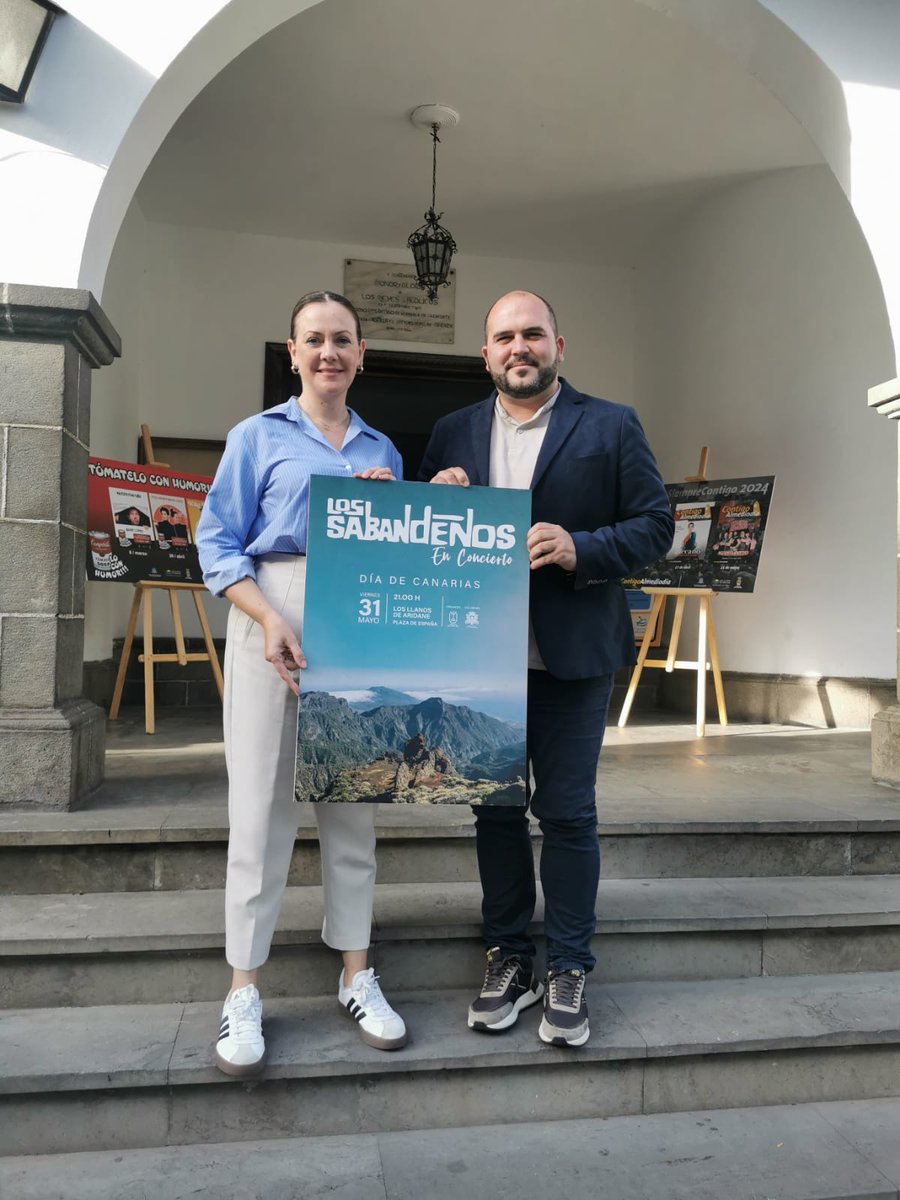 🇮🇨 Celebramos el #DíaDeCanarias con un concierto de @Sabandenos 

🗓️ Te esperamos el 31 de mayo, a las 21:00 horas, en la Plaza de España de Los Llanos de Aridane

cabildodelapalma.es/es/el-cabildo-…