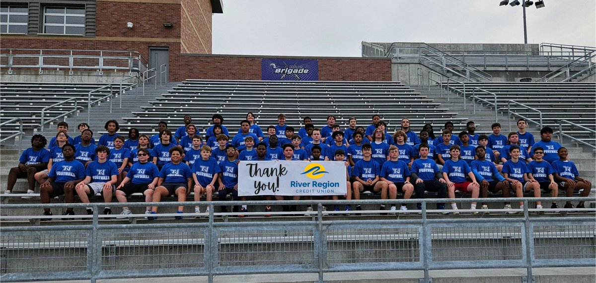 We want to thank River Region Credit Union for sponsoring our middle school camp this week for incoming 7th &amp; 8th graders. We had a great turnout! We appreciate your continued support.