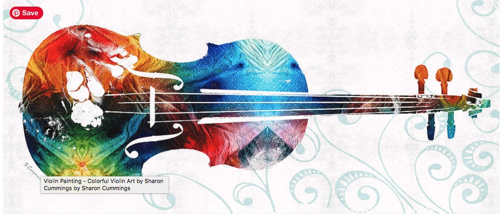 Colorful Violin HERE:  fineartamerica.com/featured/color… #violin #violinist #music #classical #classicalmusic #musician #colorful #art #musical #colorful #artwork #buyINTOART #FillThatEmptyWall #fun #cute