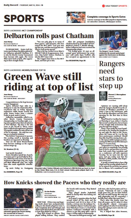 Pick up today's print @dailyrecord for #NJSports stories you won't find anywhere else. subscribe.dailyrecord.com/offers #DR @APSE_sportmedia #NJLacrosse #NJSoccer