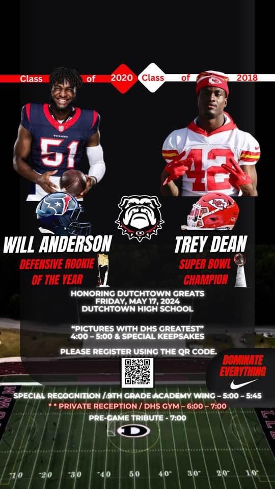 The Spring game you don’t want to miss! Come out and support our Dutchtown DAWGS and our Dutchtown Greats! Tickets on GoFan!