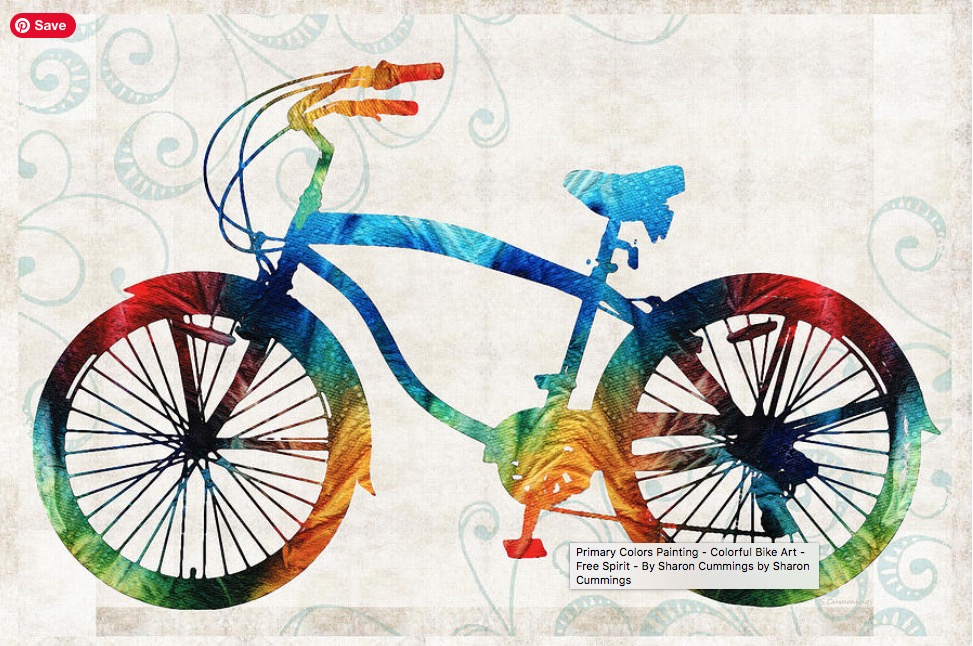 Colorful Free Spirit Bike HERE:  fineartamerica.com/featured/color… #beach #beaches #beachfun #beachvibes #beachhouse #bike #bikes #bikerider  #cycle #cycling #cyclist #beachcruiser #fun #cute #art #colorful #buyINTOART #coastal #sea #ocean #FillThatEmptyWall