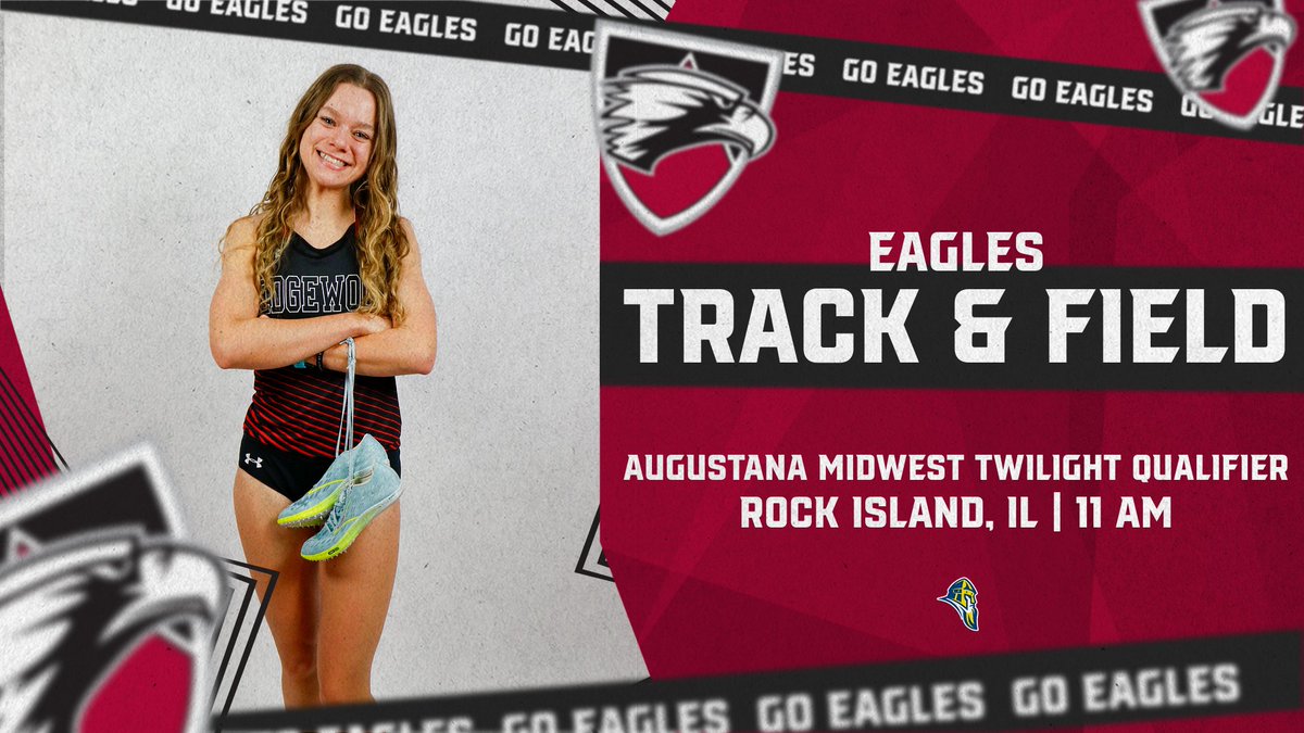 Eagles @EwoodXCTF will compete at the Augustana Midwest Twilight Qualifier 🦅Rock Island, IL | 11 AM Live Links - EdgewoodCollegeEagles.com/coverage