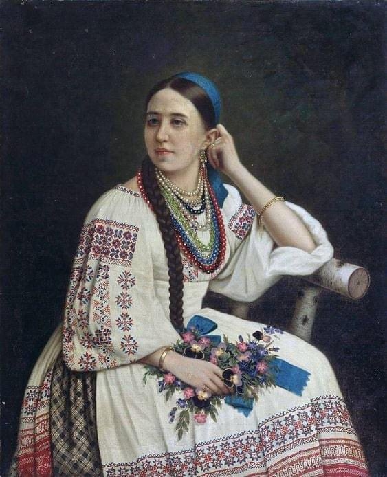 Today is Vyshyvanka Day! This is “Portrait of Girl in Vyshyvanka” by Mykhailo Bryanksy (1830-1908). It was stolen from Kherson Art Museum in 2022 by russians. Hope one day I will see this masterpiece in peaceful Kherson 🇺🇦
Show your vyshyvanky today ❤️