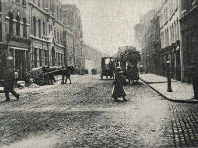 A bygone view of Leman Street East London date unknown