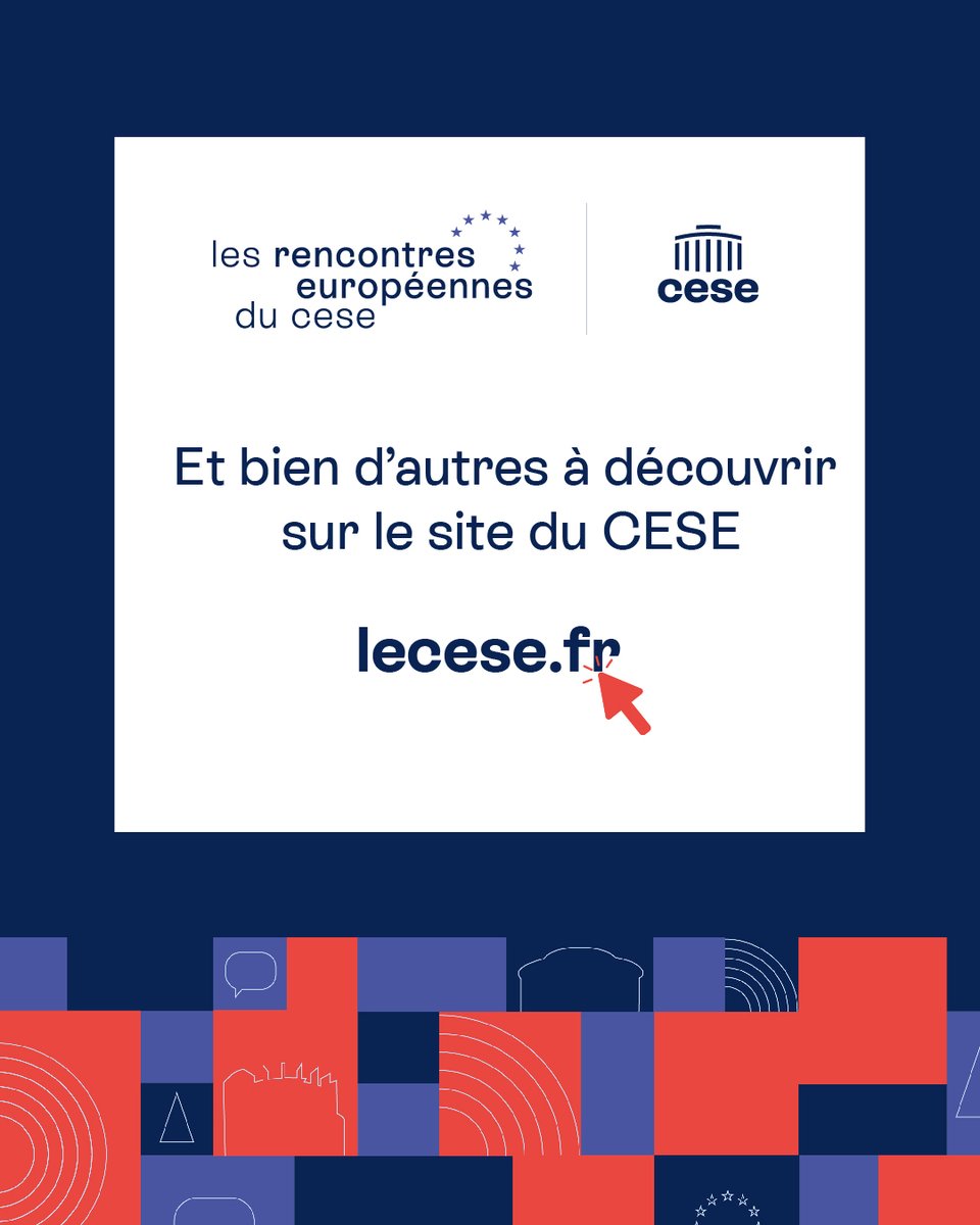 Les jeudis de l'#Europe 🗳 Lors des #RencontresEuropéennes du CESE, les groupes du #CESE ont organisé des ateliers sur différentes thématiques Vous n'avez pas pu y assister ? 🥲 Pas de problème, découvrez les sujets abordés lors de ces 2 jours 👇 lecese.fr/actualites/les…