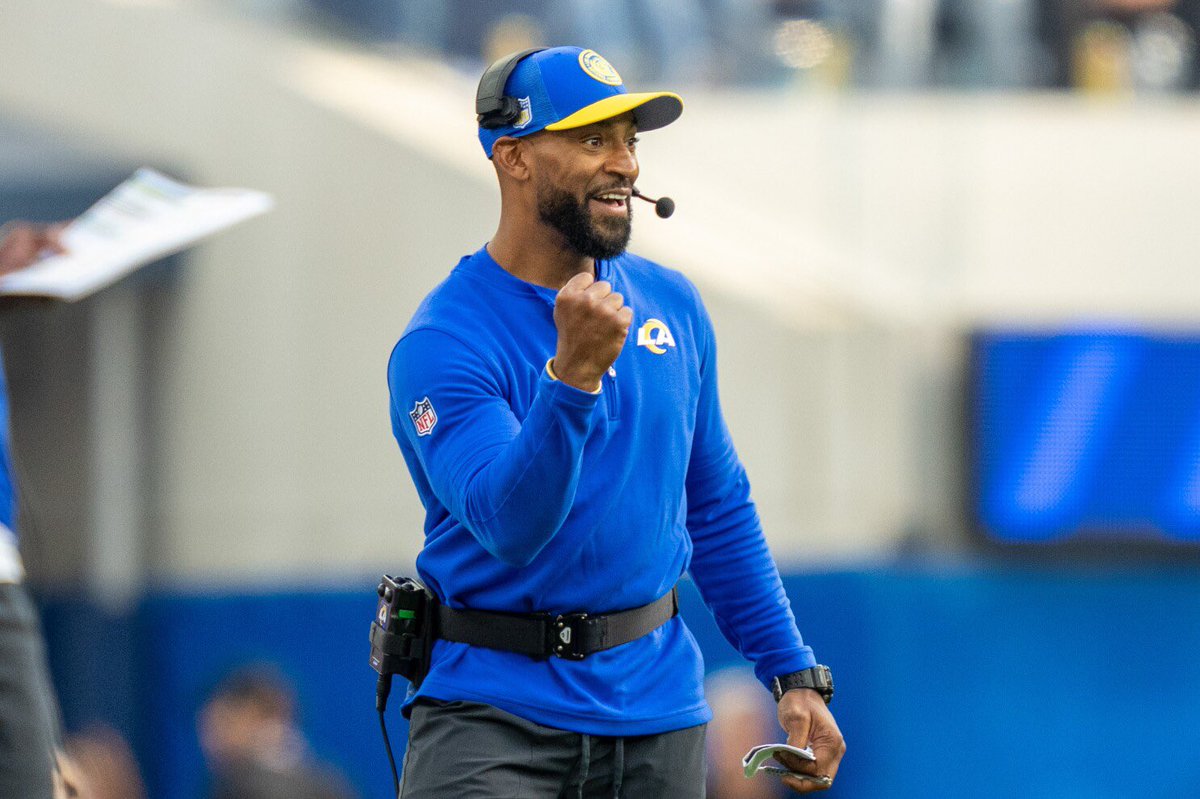#Rams defensive pass game coordinator Aubrey Pleasant is adding an assistant head coach title to his current role, source said, a promotion that coach Sean McVay announced to the team to big cheers this week. Pleasant is viewed as an HC candidate by the Rams and NFL office.