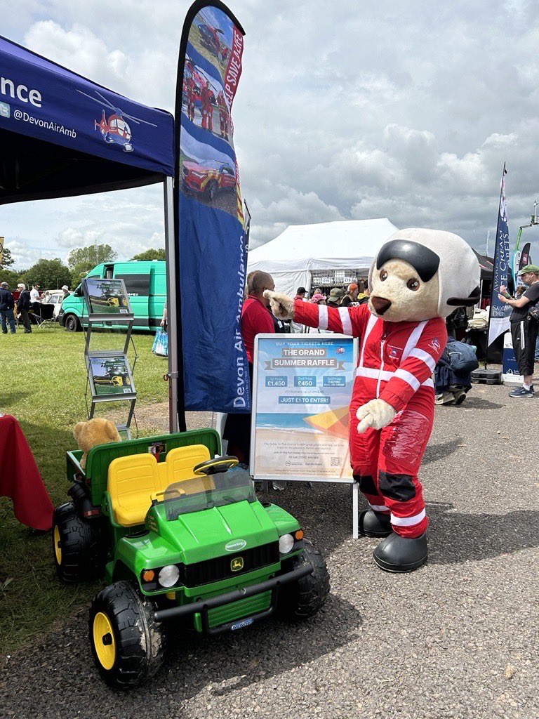 Buy your Grand Summer draw tickets to win £1450 and even a Mini Gator for the kids!

Tickets are just £1 each and are available here at the <a href="/DevonCountyShow/">Devon County Show</a> or enter online through the below link.

raffle.daat.org/?affiliate=daa…