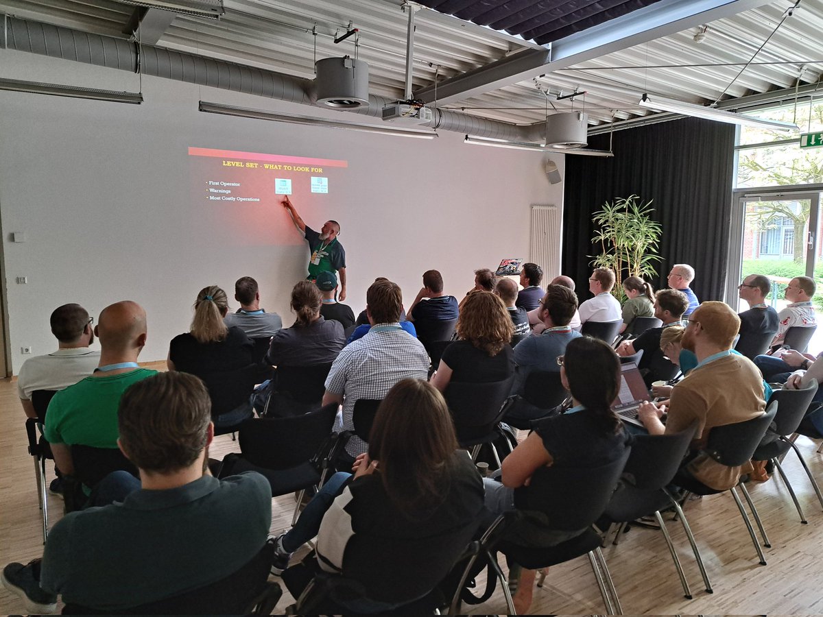 Jemma Hunter (@_jemmahunter) on Twitter photo Exploring Execution Plans with <a href="/GFritchey/">Grant Fritchey</a> at <a href="/DataGrillen/">DataGrillen</a> 
#datagrillen <a href="/redgate/">Redgate Software</a> #redgate Exploring Execution Plans with <a href="/GFritchey/">Grant Fritchey</a> at <a href="/DataGrillen/">DataGrillen</a> 
#datagrillen <a href="/redgate/">Redgate Software</a> #redgate