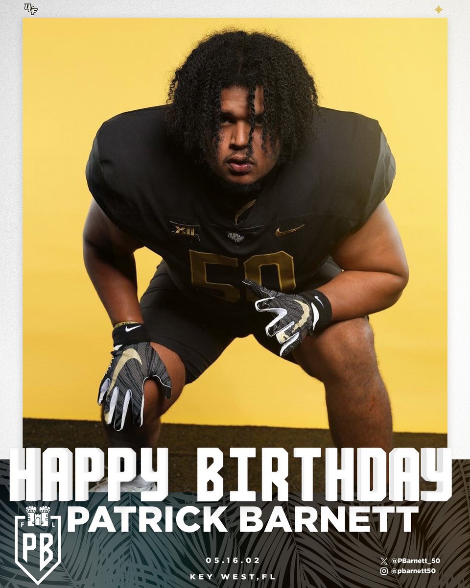 Happy Birthday @PBarnett_50 ‼️🎉