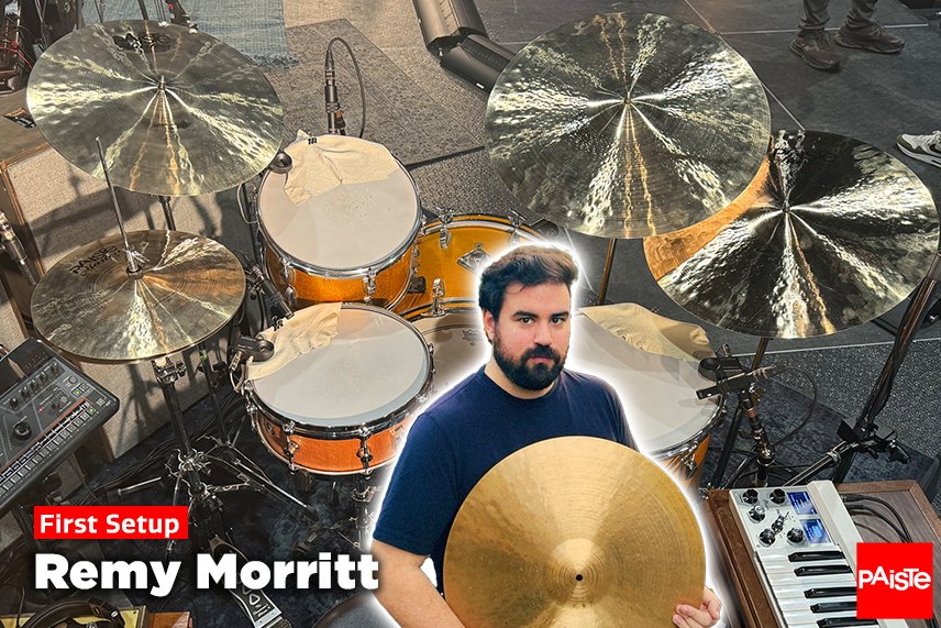 Newly signed Paiste Artist Remy Morritt (since March 2024) has used the Masters Series for his first Paiste cymbal setup. Check Remy's Paiste Artist Profile: ▶ paiste.com/en/musicians/r…