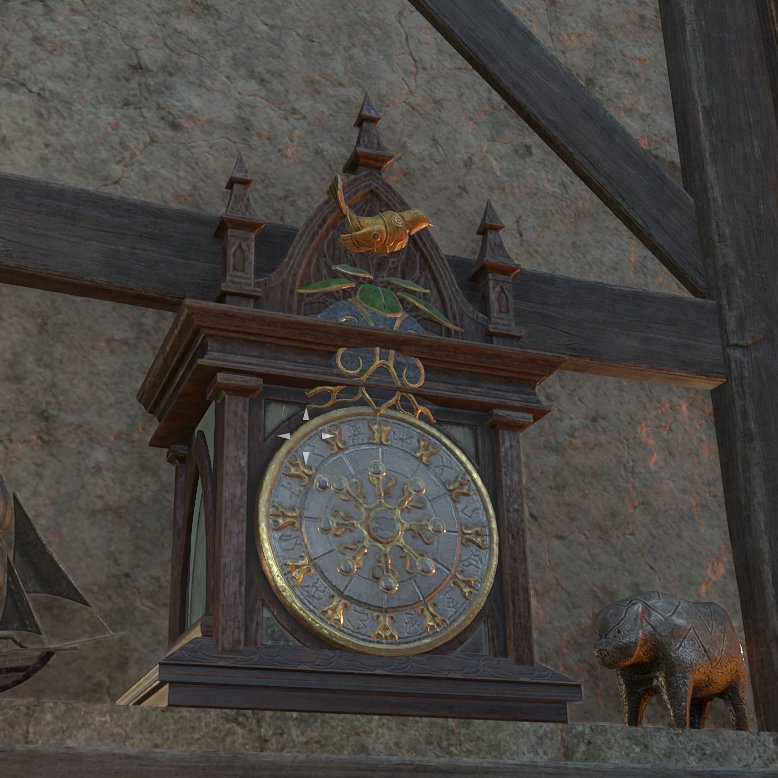 An actual cuckoo clock by Lepidoptera3000 #elderscrollsonline #esohousing