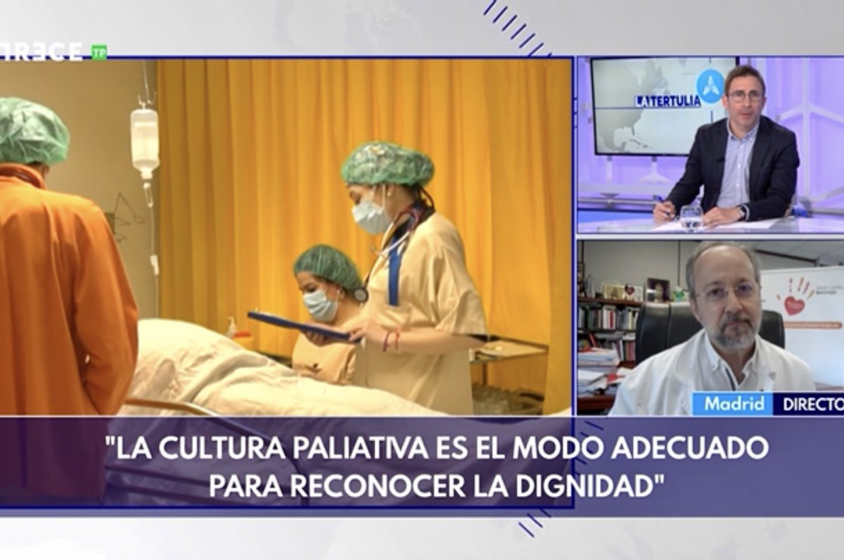 'La cultura paliativa es el modo adecuado para reconocer la dignidad” @jcbermejoh en @TRECE_es 

#humanización #salud #cuidadospaliativos #dignidad #humanidad