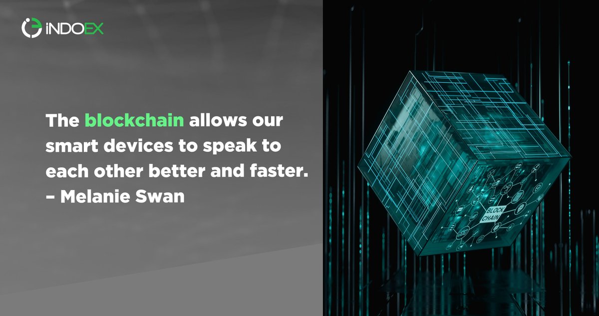 The blockchain allows our smart devices to speak to each other better and faster.🔗📱 - Melanie Swan

#BlockchainRevolution #SmartTech #IoT #Innovation