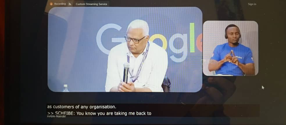 Happening now! A fireside chat delving into the pivotal role of business collaboration in fostering greater inclusion for individuals with disabilities in the workforce.  1/4