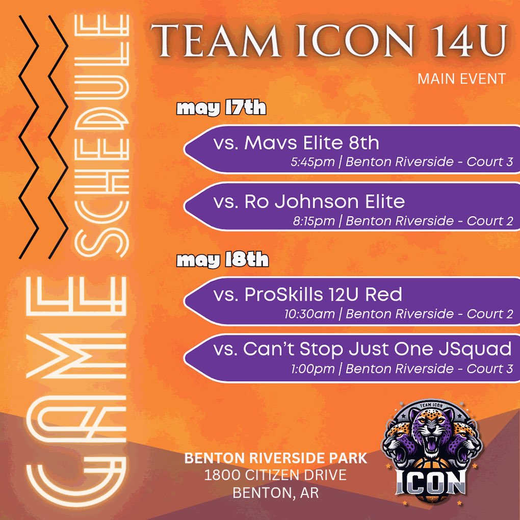 It’s Live Period! I am excited for our ICONS. We are playing some deeply talented teams. College coaches you’re in for a treat from both benches!