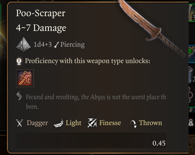 BeeTriesGames's tweet photo. These will never not make me snicker like the immature gremlin I am #bg3 #BaldursGate3 https://t.co/VcGQwR83j7