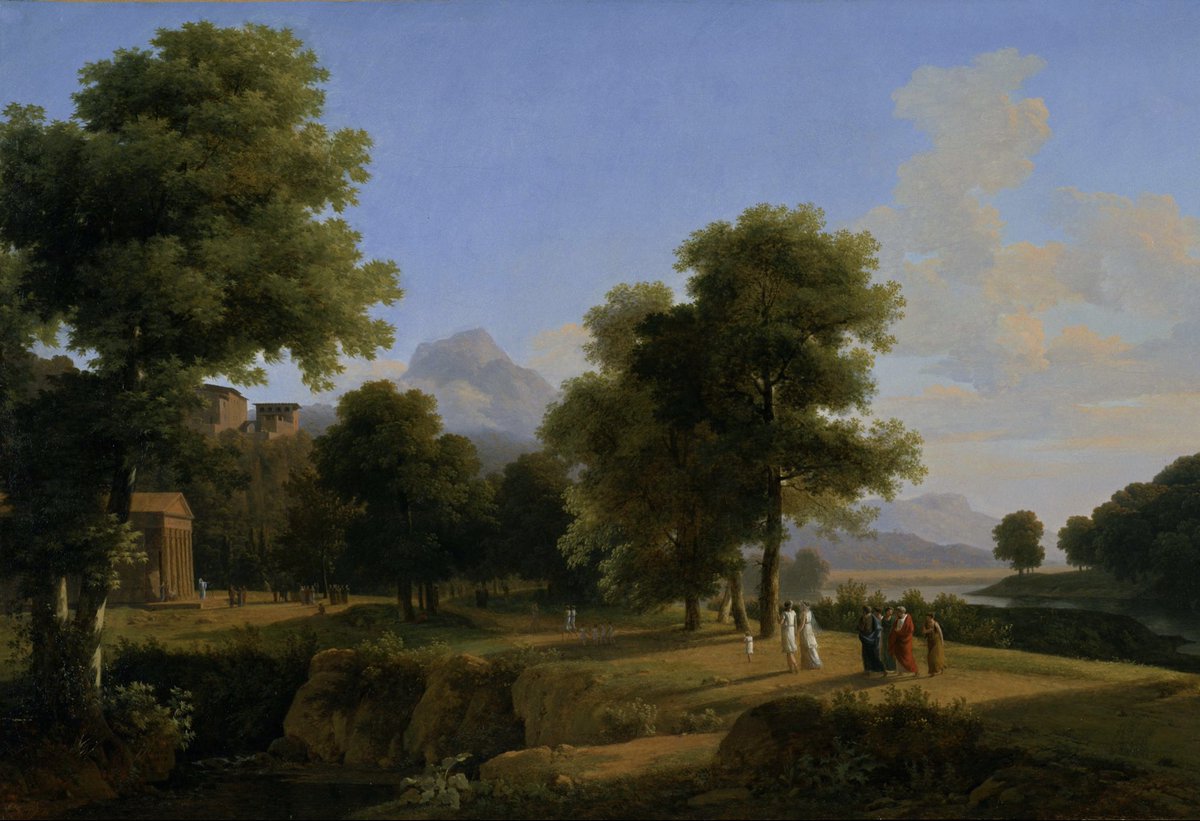 Landscape, Site of Greece (1812), by Jean-Victor Bertin