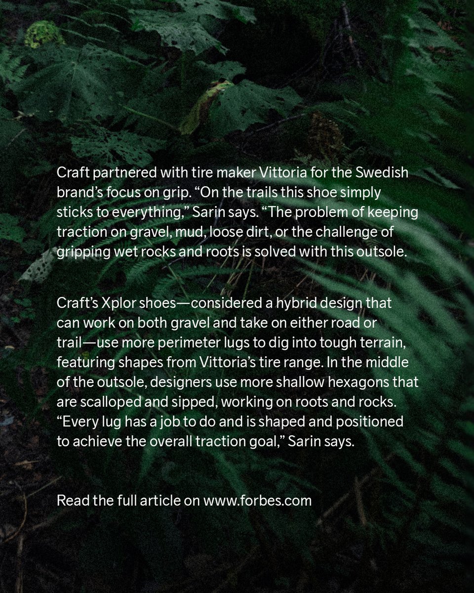 Inside The Outsole: The Science of Trail Running Traction
The article in Forbes deep dives into the multi-dimensional trail running world and the importance of traction. Read the full article for an insight about grip, outsoles, lugs and material choices.
#Xplor #vittoriatires