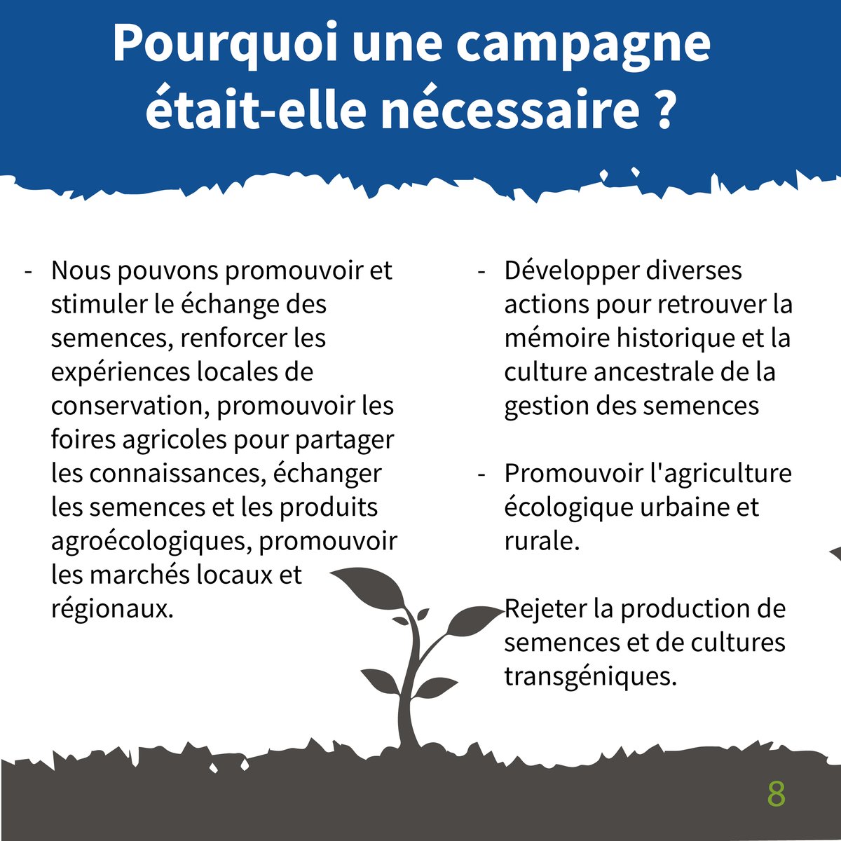 viacampesinaFR's tweet image. 🌱👩‍🌾Formation sur l&apos;agroécologie paysanne #Module2 : Depuis plus de 20 ans, notre campagne nous aide à défendre l&apos;accès aux #SemencesPaysannes et à lutter contre les OGM, le brevetage des semences  et la perte de biodiversité. Pour en savoir plus📚 viacampesina.org/fr/module-de-f…
@ECVC1
