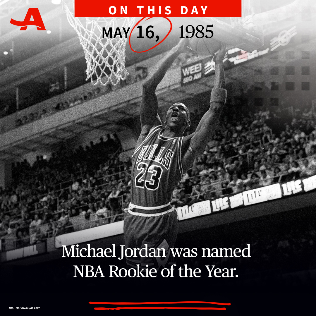 On this day in 1985, Michael Jordan was crowned NBA Rookie of the Year. That season, he also earned the first of his 14 career All-Star appearances and is one of just 45 players in history to become an NBA All-Star as a rookie.