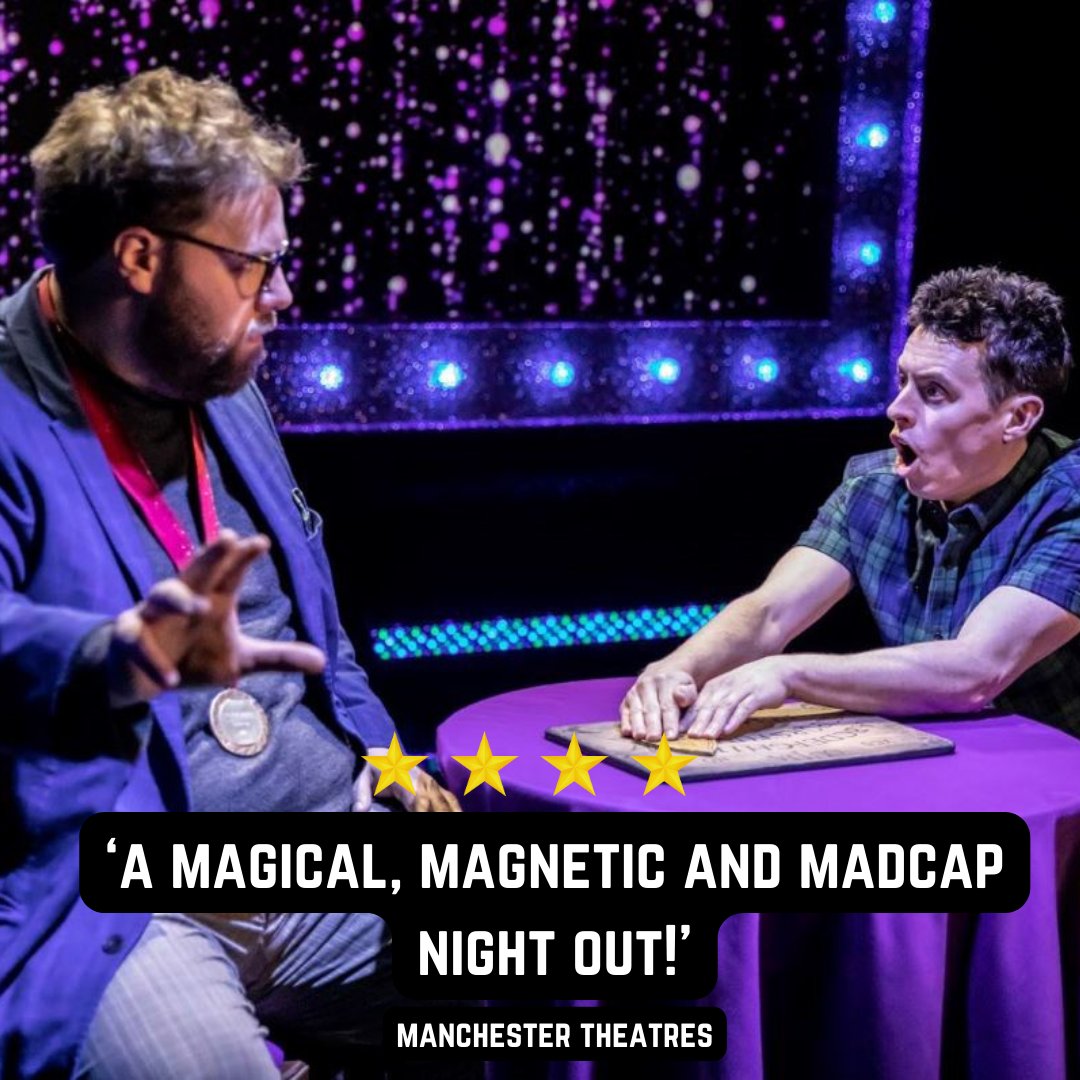 The reviews are in! Wondering what magical feats of BRILLIANCE you can expect to see in Mind Mangler: Member of the Tragic Circle? 🤯 Spoon bending, mind reading and even more... if the tricks actually work 😅 📍 Palace Theatre 📅 16th - 18th May 🎟️ atgtix.co/43vxxY8