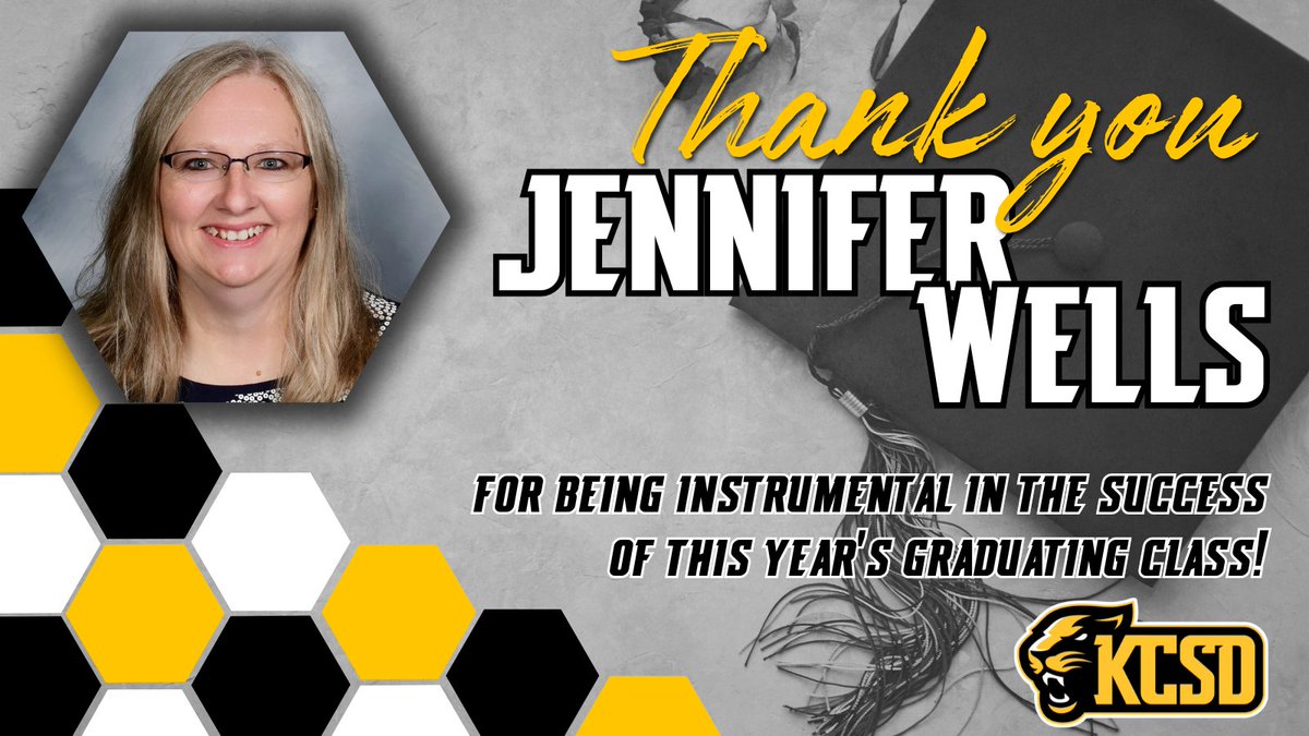 We would like to give special recognition to Jennifer Wells and Mindie Walter, who have supported our seniors for the majority of their education thus far. Thank you for your dedication and commitment to the success of our seniors! 🎓✨ #KCSDPride