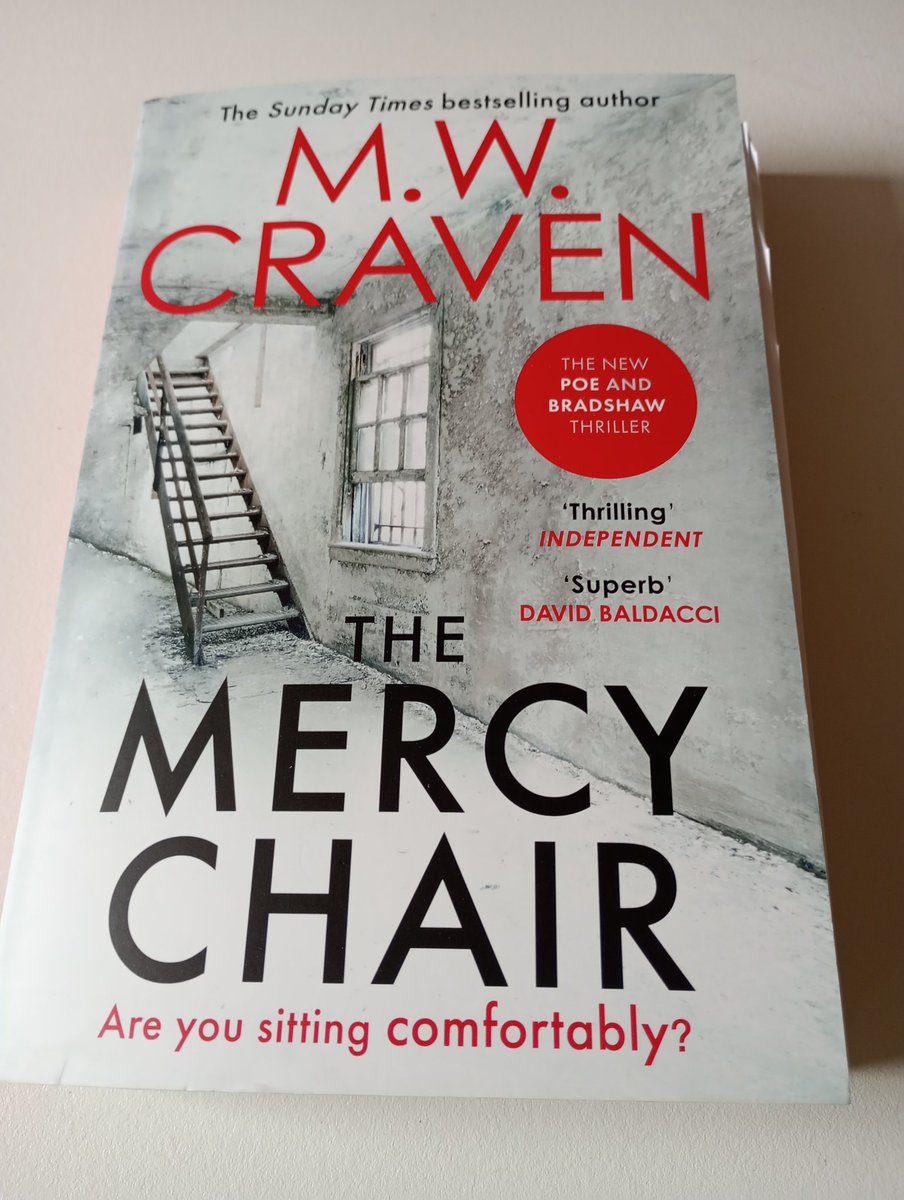 Just opened #BookPost and my day has just been made! 😁 Thank you @LittleBrownUK for #TheMercyChair @MWCravenUK #TeamPoe #BookTwitter #booktwt