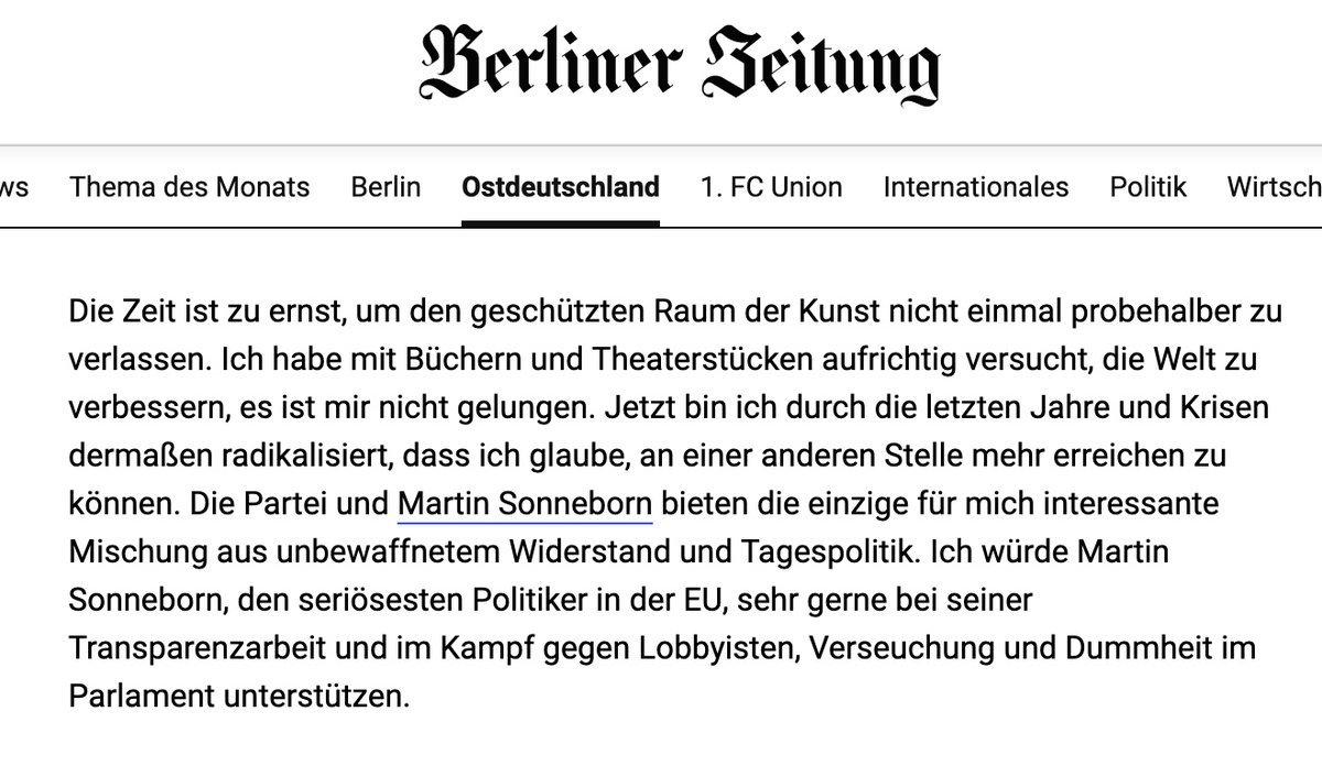 Meine drittliebste Stelle im Interview von <a href="/SibylleBerg/">Sibylle Berg</a>  in der Berliner Zeitung...