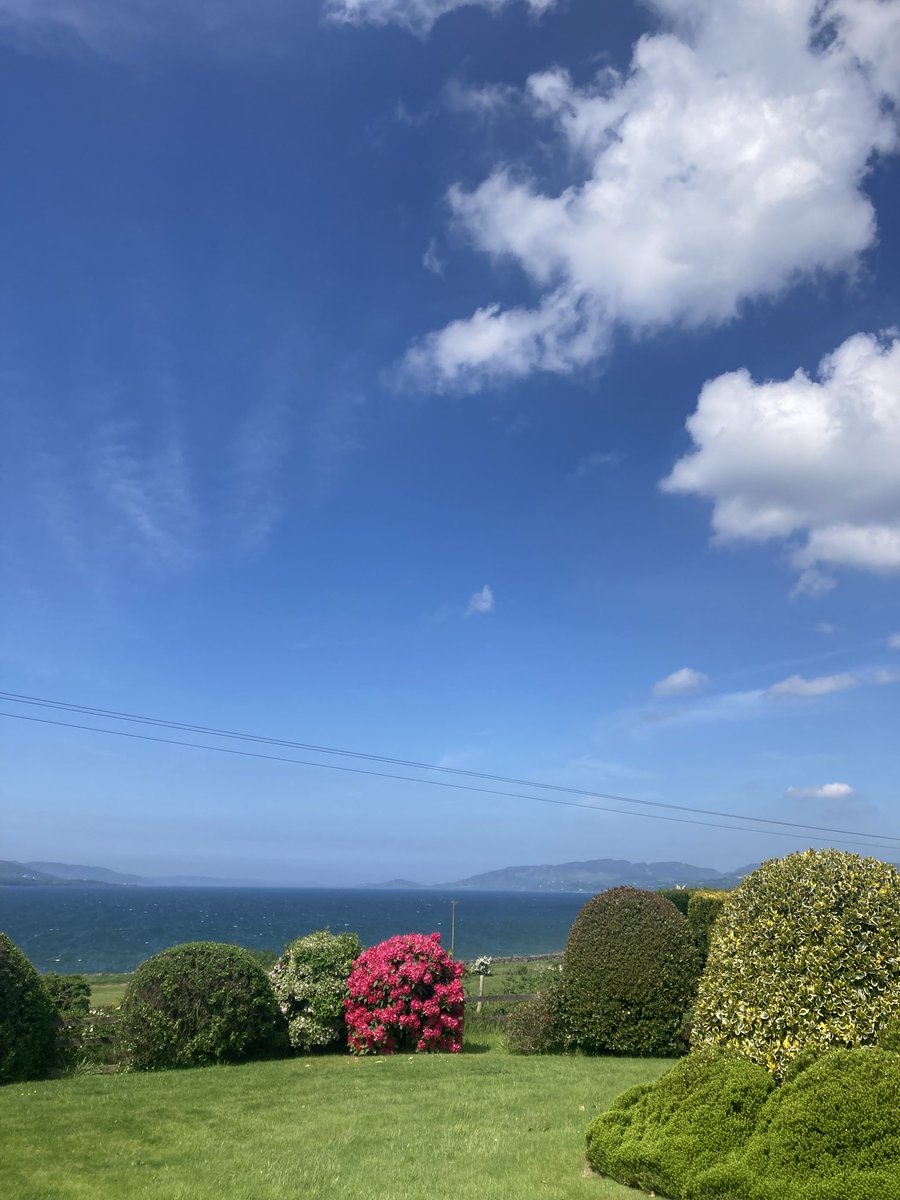 Big blue sky over Lough Swilly today . 😎😍. Inishowen Co Donegal
