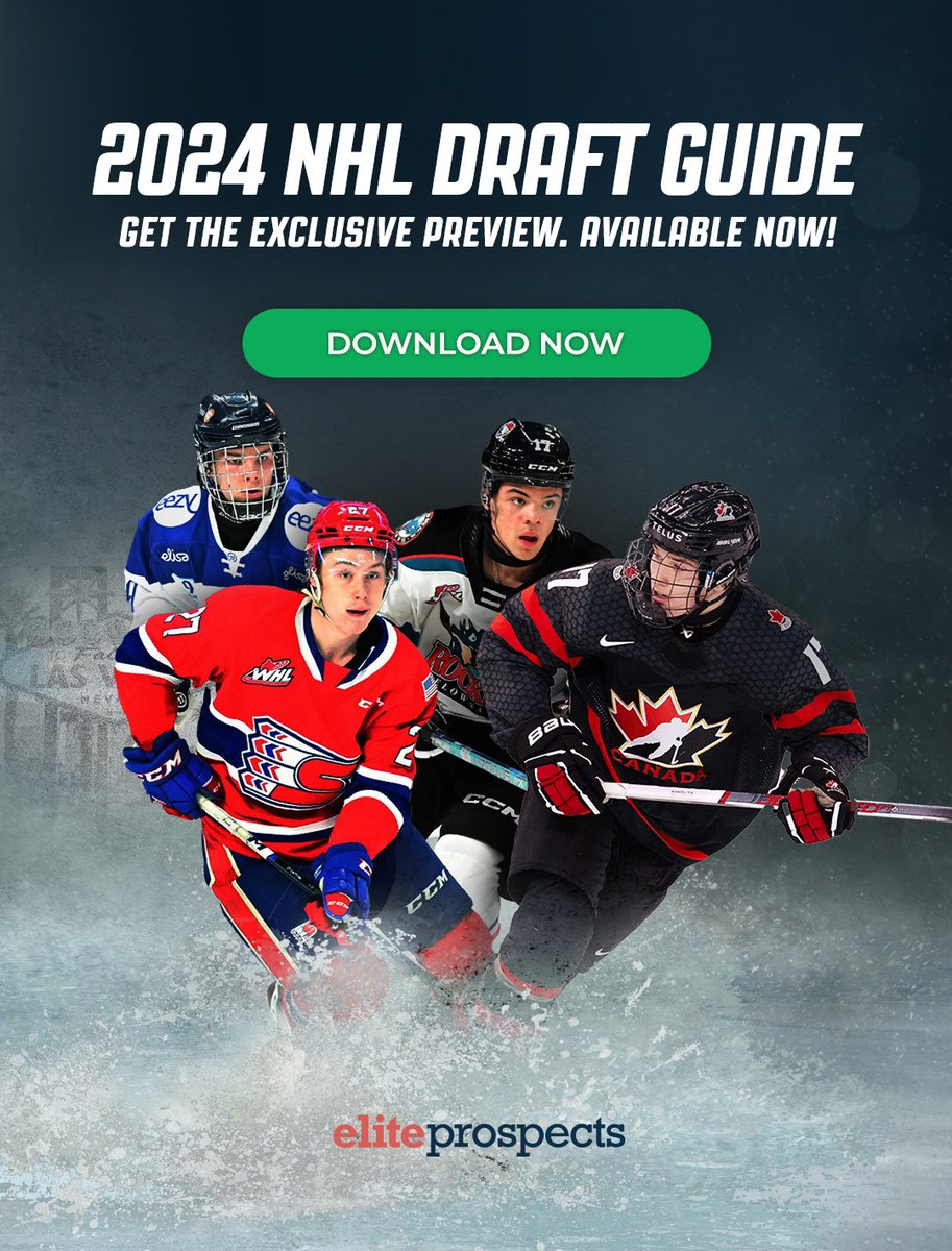 Get excited, because the Elite Prospects 2024 NHL Draft Guide PREVIEW is now LIVE 🔥 Meet our scouts, learn about how they evaluated prospects this season, read Macklin Celebrini's profile and more 👀 🔗: eu1.hubs.ly/H096F-Z0