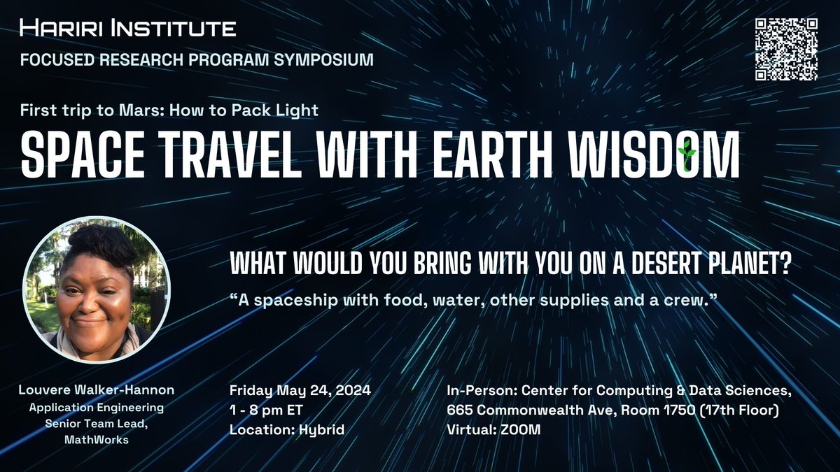 What would you bring with you to a desert planet? Here's what our speaker @LWH_Bos has to say. ➡️ Join the discussion at our symposium 'Space Travel with Earth Wisdom': spr.ly/6010dz24I #space #science #ecology #sustainability #ML