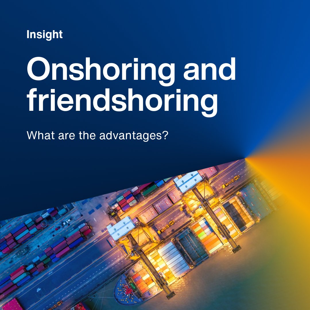 Considering #onshoring your operations? 🏭 Onshoring is growing in popularity as companies are looking to reduce business and #supplychain risks.🚢🌍 Our latest article explores some of the challenges and advantages you need to consider 👉crowe.com/uk/insights/on… #friendshoring