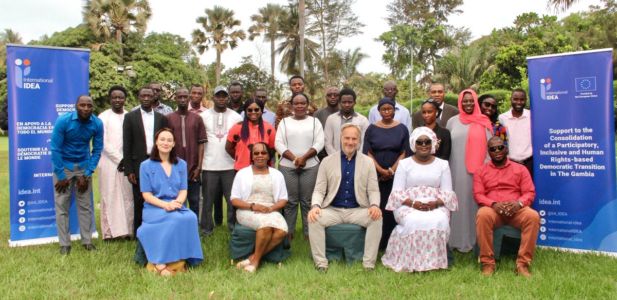 IDEA_Africa's tweet image. 🧵1) Following the training on preventing sexual harassment in the media earlier this week, @Int_IDEA in partnership with @gmpressunion with support from @EUinTheGambia is conducting a training for Media Managers and Editors on gender equality and inclusion. #EUCODE