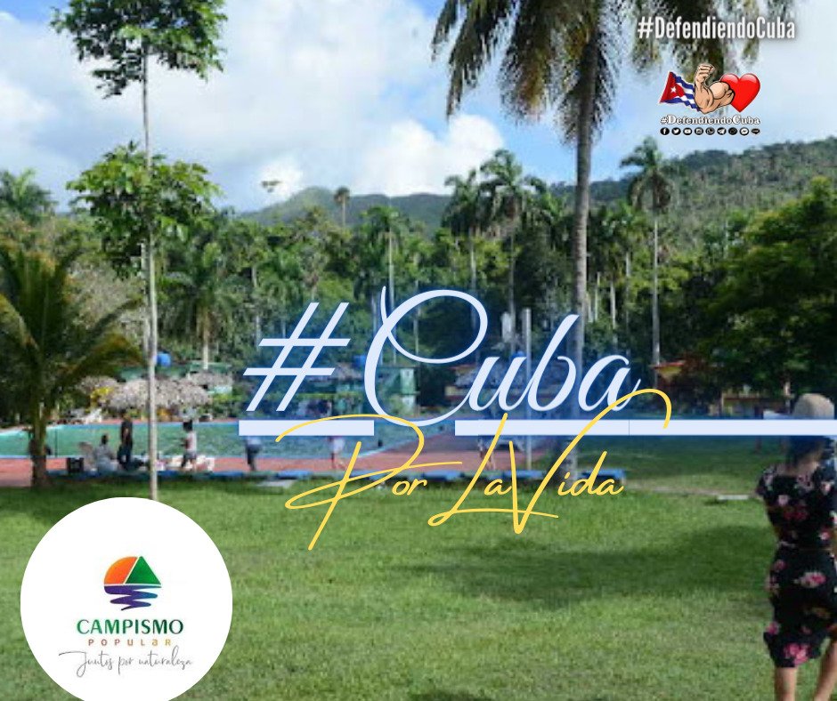 #FidelPorSiempre materializó una idea para el disfrute de nuestra naturaleza. 👇 Campismo Popular: 4️⃣3️⃣ años naturalmente juntos 🌴🌲🏕️🏖️🏝️ #CubaPorLaVida #DefendiendoCuba🇨🇺💪❤️