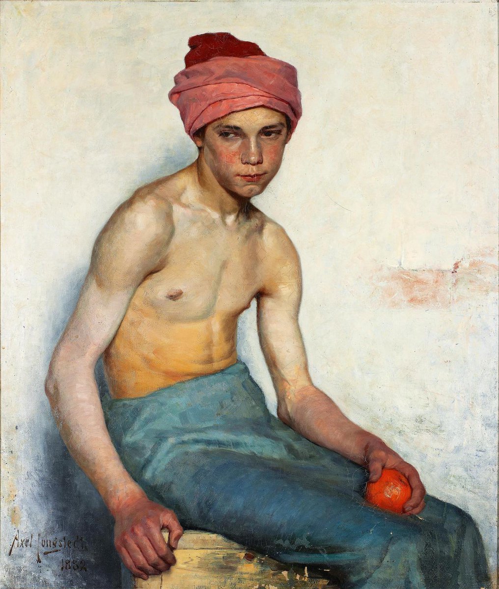 'Niño con naranja', del pintor sueco Axel Jungstedt (1859-1933).