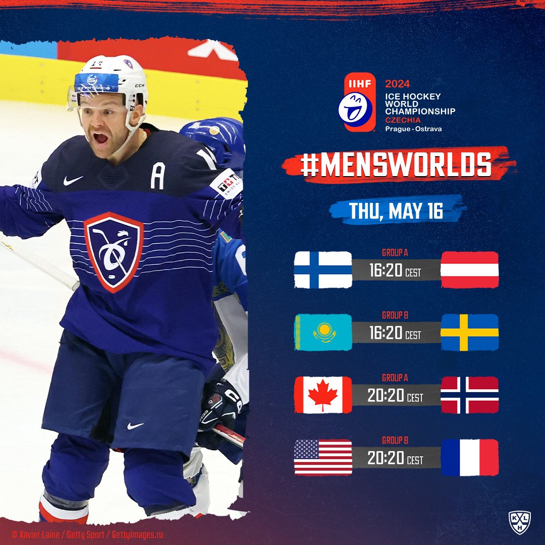 Gameday 7 at 2024 IIHF #MensWorlds: Stephane Da Costa 🇫🇷 and Team France will face Team USA.