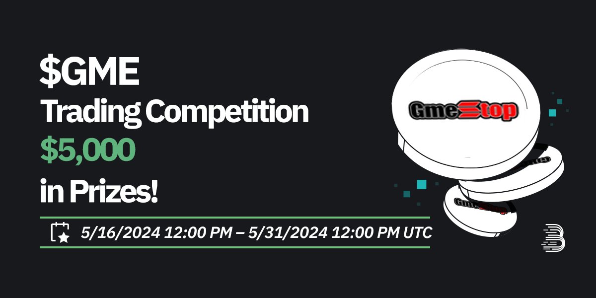 📢To celebrate the listing of $GME @gmecoinsol, we are giving away $5,000 in our Trading Competition and Trade to Share events! 🤑Trading Competition - $2,000 Giveaway! 🤩Trade to Share - $3,000 Giveaway! 🔗Details:support.bitmart.com/hc/en-us/artic… 💎Trade Now: bitmart.com/trade/en-US?sy…