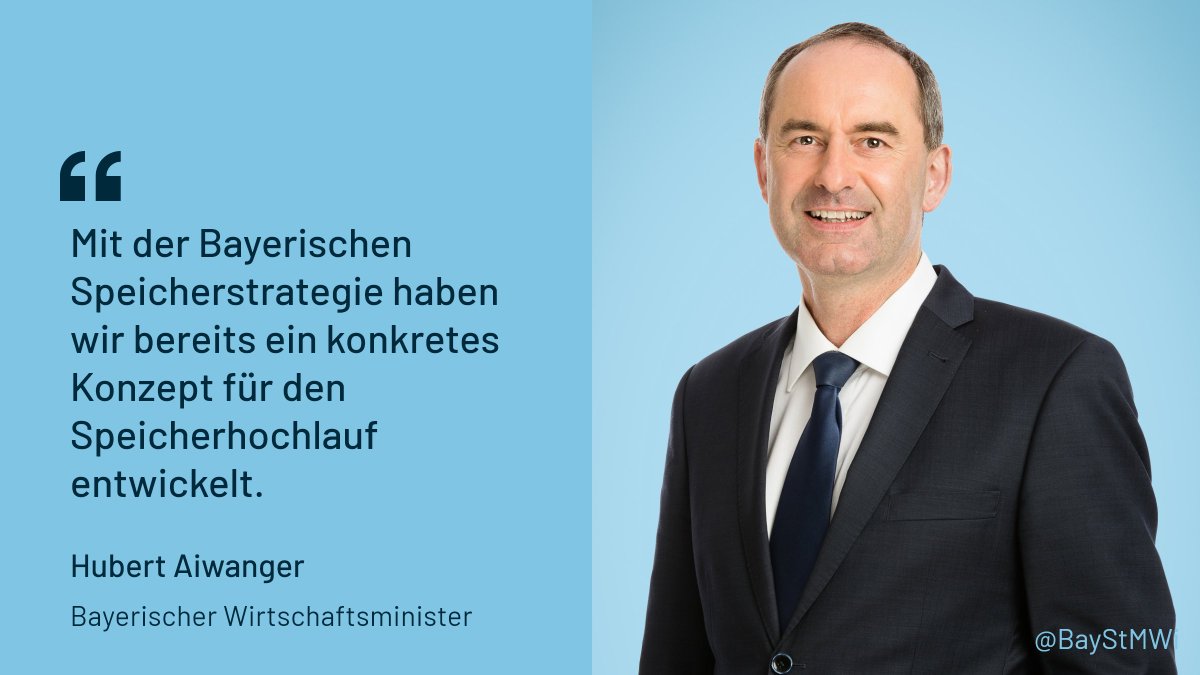 📆 Heute und morgen wird Kiel zum Mittelpunkt der #Energiepolitik: @HubertAiwanger wird bei der Energieministerkonferenz den Entwurf der Bayerischen Speicherstrategie vorstellen. 👉Sie ist die erste von fünf Teilstrategien zur Umsetzung des Energieplans Bayern 2040.