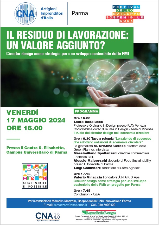 Circular design come strategia per uno sviluppo sostenibile #Parma cnaparma.it/eventi/il-resi…