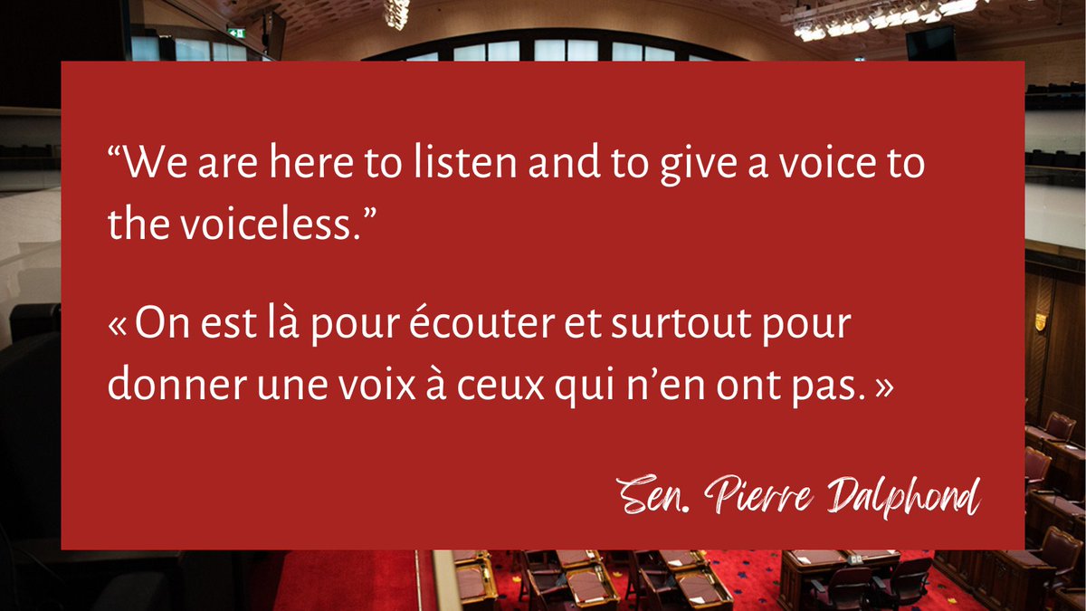 Day three of highlighting my colleague’s speeches on Senate rules modernization: @DalphondPierre quotes @kpateonthehill in his speech. sencanada.ca/en/senators/da… #SenCA #Motion165 @Prog_Senate @ISGSenate